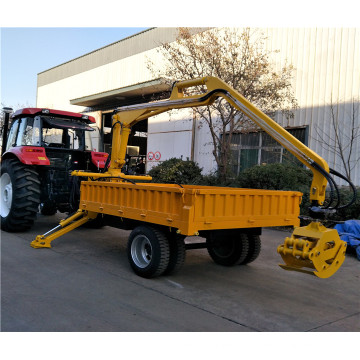 Crane on 8T Log Trailer